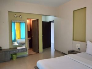 service apartments in viman nagar pune bedroom view